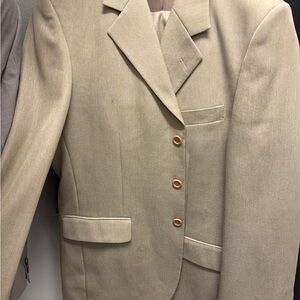 Men’s Beige Dress Suit Set – Midtown Man – Jacket + Pants